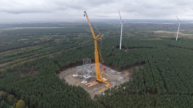 Weltrekord mit Höhenwindrad in Schipkau